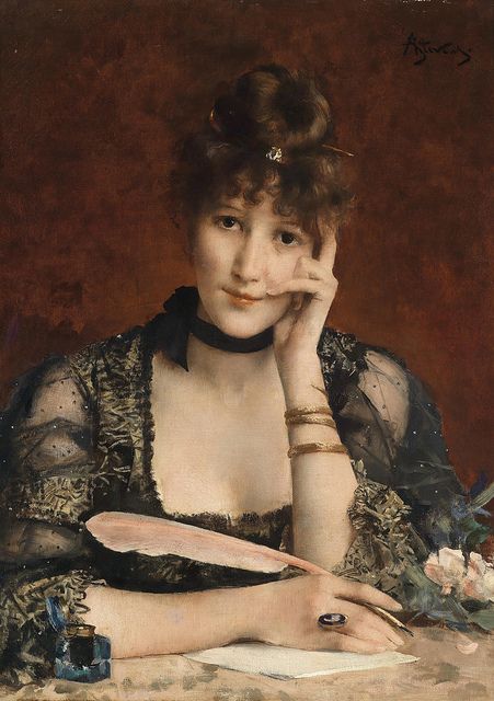 Alfred Stevens - The Letter