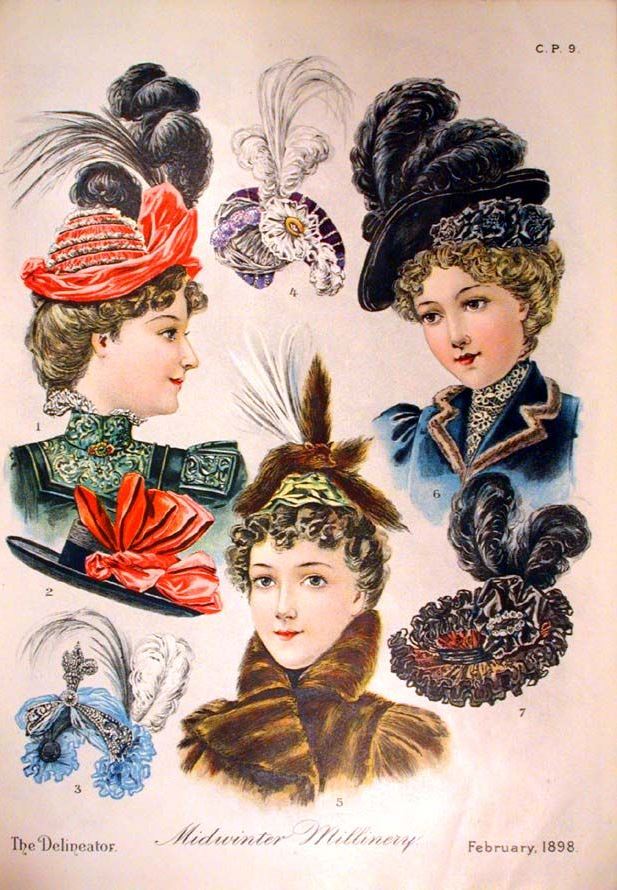 victorian hats