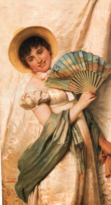Giovanni Costa (1833-1902) The new fan